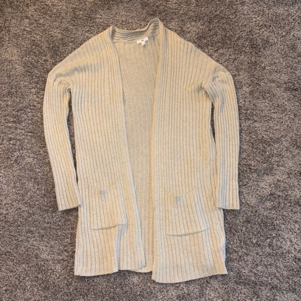 Women's Cream Cardigan Sweater